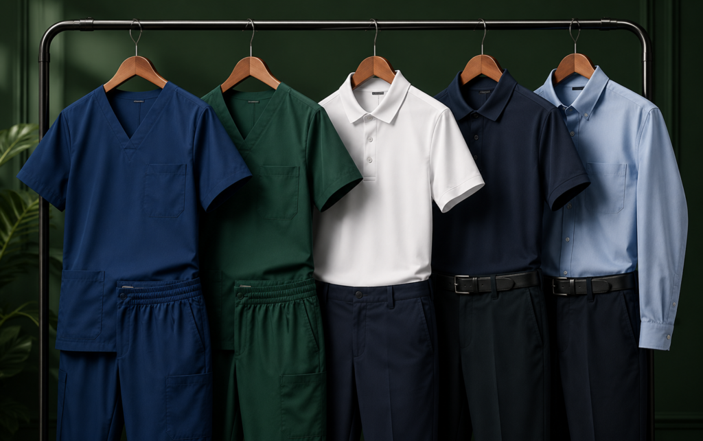 uniformes telas lima limon